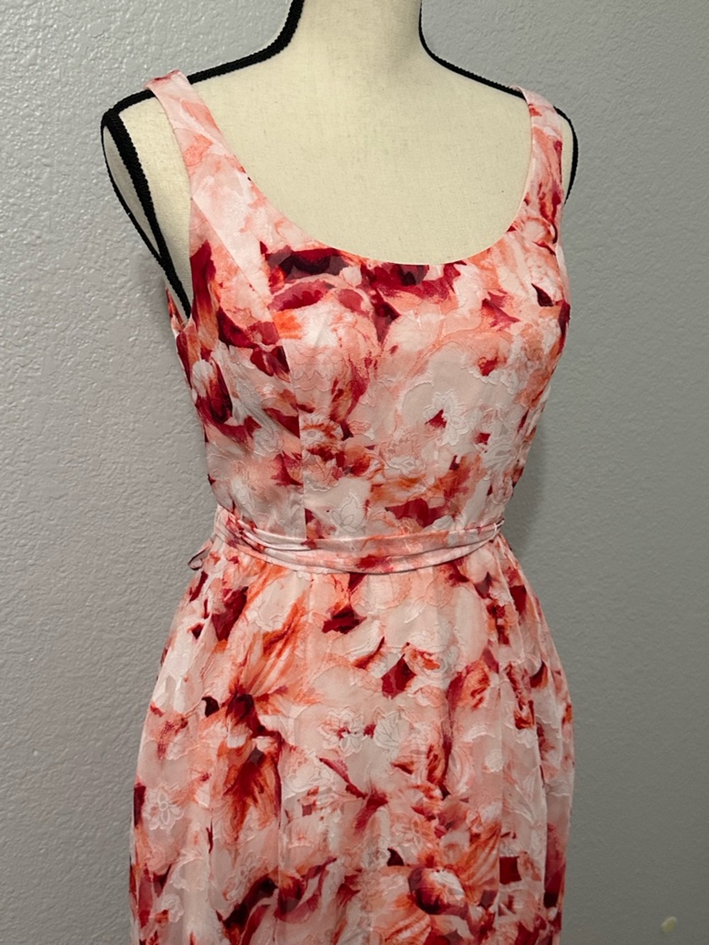 Midi Dress Womens Size 8 Floral Romantic Fairy Whimsical Coquette Feminine Girly - Picture 2 of 16